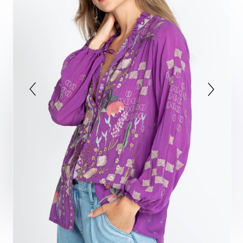 Johnny Was Brielle Blouse - Picture 2 of 10
